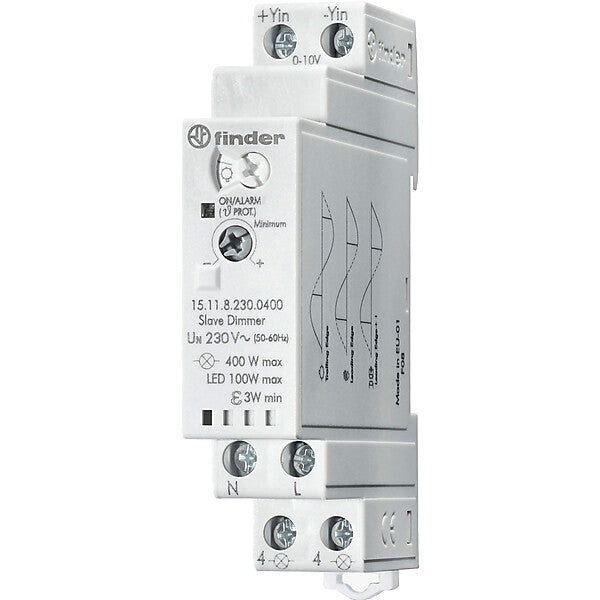 Finder Dimmer elektronisch 230VAC, 400W, Slave 15.11.8.230.0400